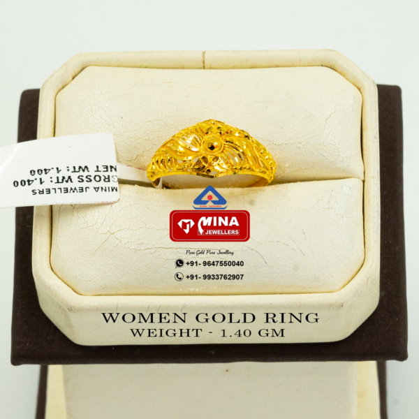 Women's Gold Ring (1.40gm)