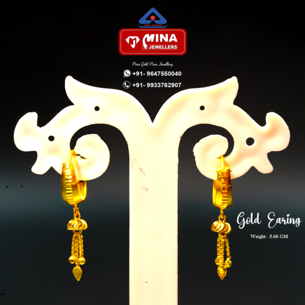 Gold Earring (2.66gm)