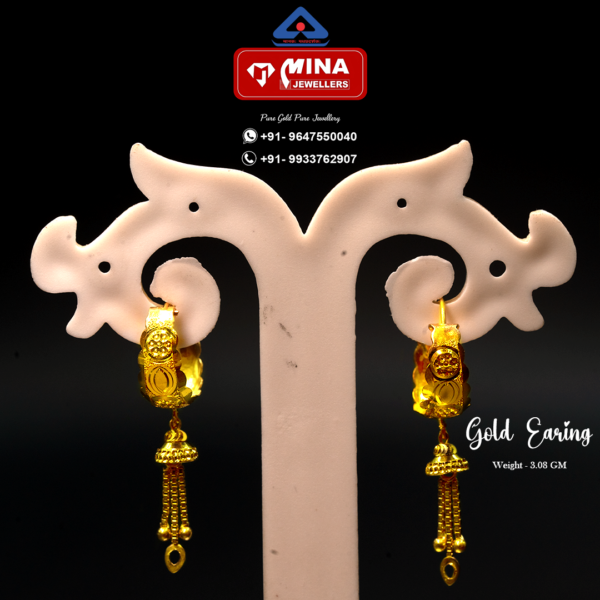 Gold Earring (3.08gm)