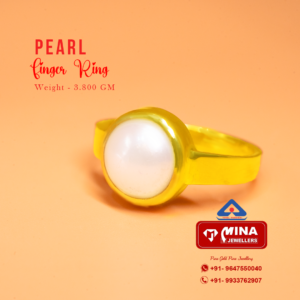 Pearl Finger Ring (3.800gm)